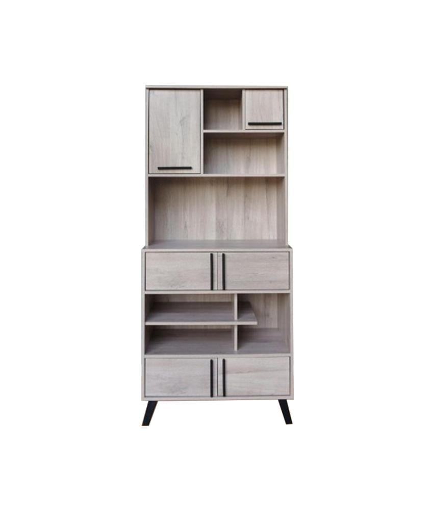 ركن قهوة خشب ماليزي بلون بيج مع أدراج