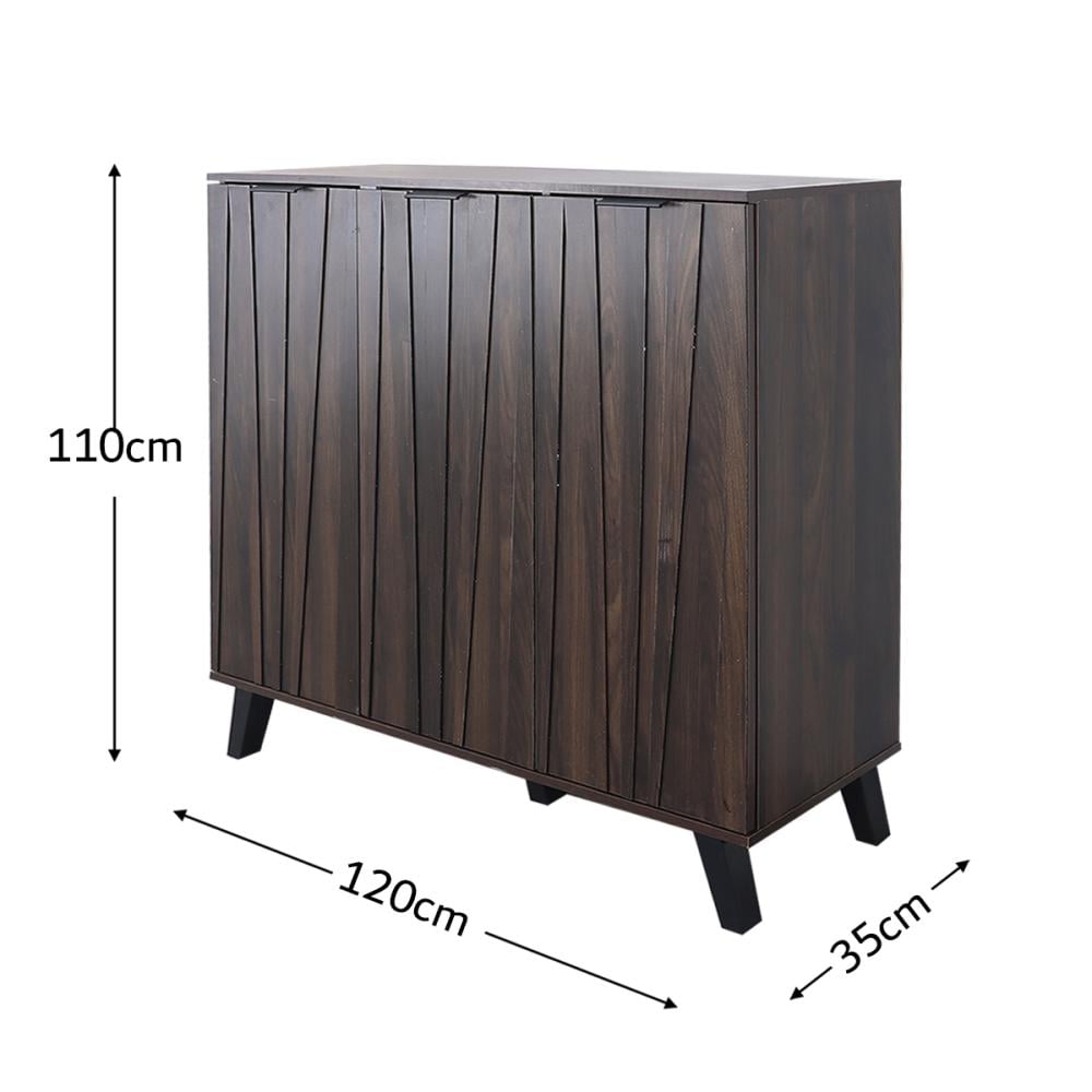 دولاب أحذية مودرن 3 أبواب خشب ماليزي