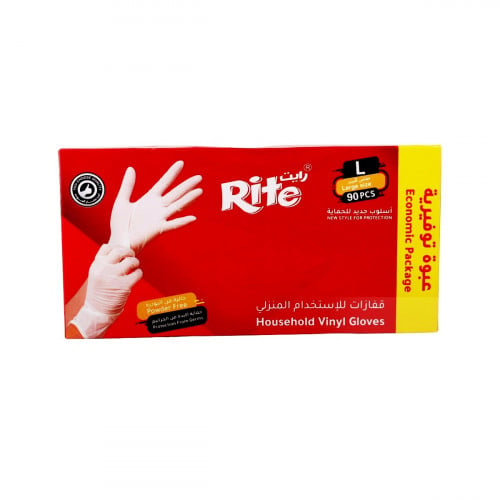 قفاز مقاس (L) عدد 90 حبه A-05-5 RITE