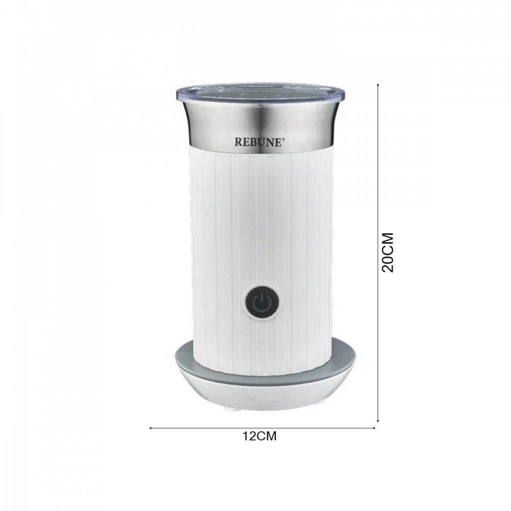 صانعة رغوة حليب من ريبون بقوة 630 واط أبيض