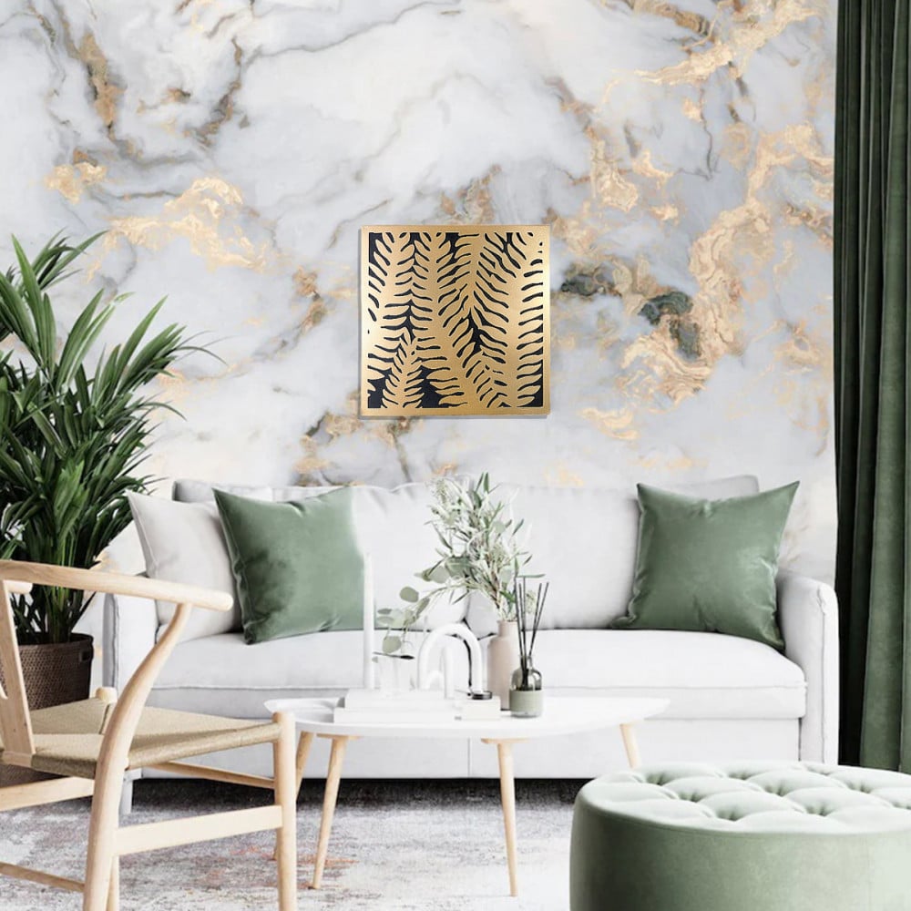 لوحة ذهبية للحائط مودرن معدن