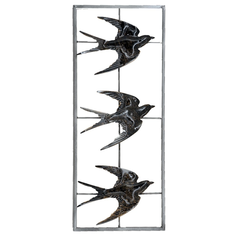 لوحة جدارية طيور مستطيلة
