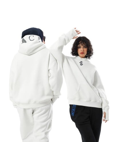 Hoodie Off white nave