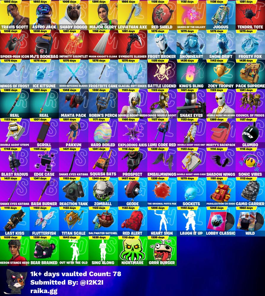ترافس+325سكن+اكس كريتوس+حفل+سكنات نادره+ملغم شوب+حصريات+ايتمات نادره+حساب فل الفل حفل ملكي حصريات