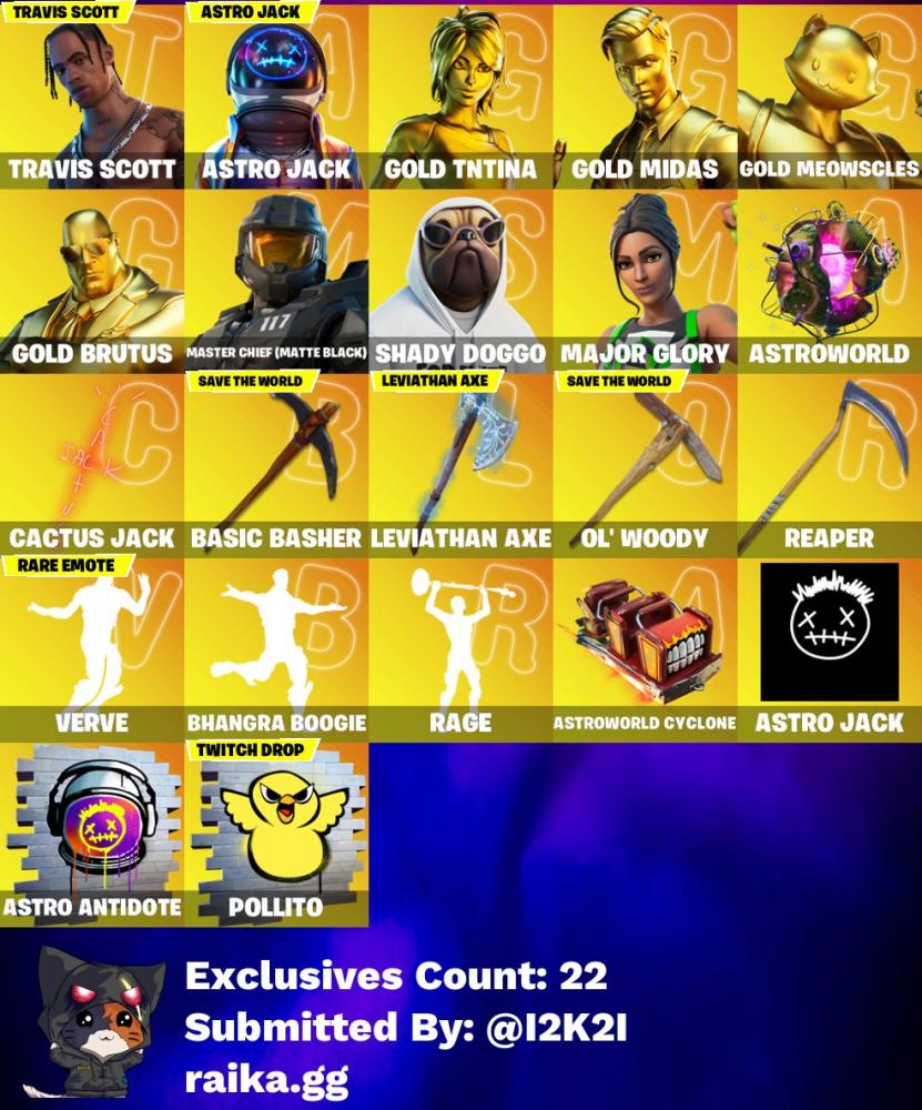 ترافس+325سكن+اكس كريتوس+حفل+سكنات نادره+ملغم شوب+حصريات+ايتمات نادره+حساب فل الفل حفل ملكي حصريات