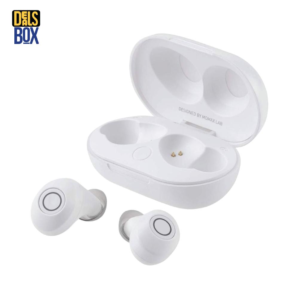 Momax Pills Tws Wireless Earphones White DEALS BOX