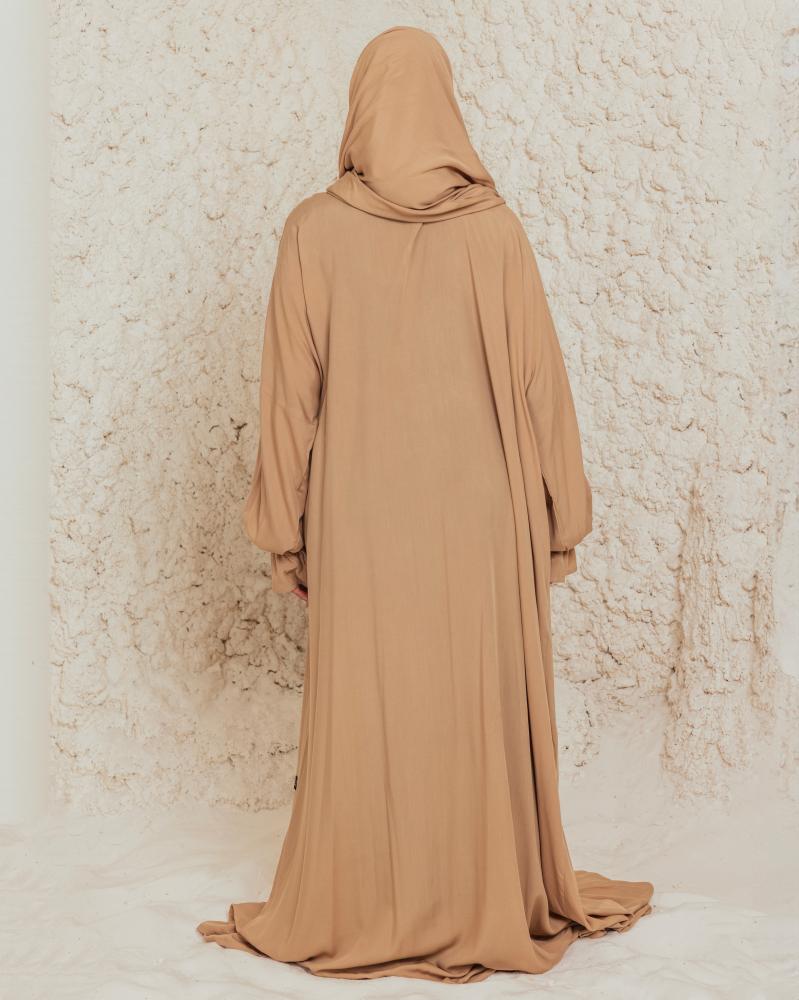 شرشف صلاة كافيه فاتح - لف بربطة جانبية