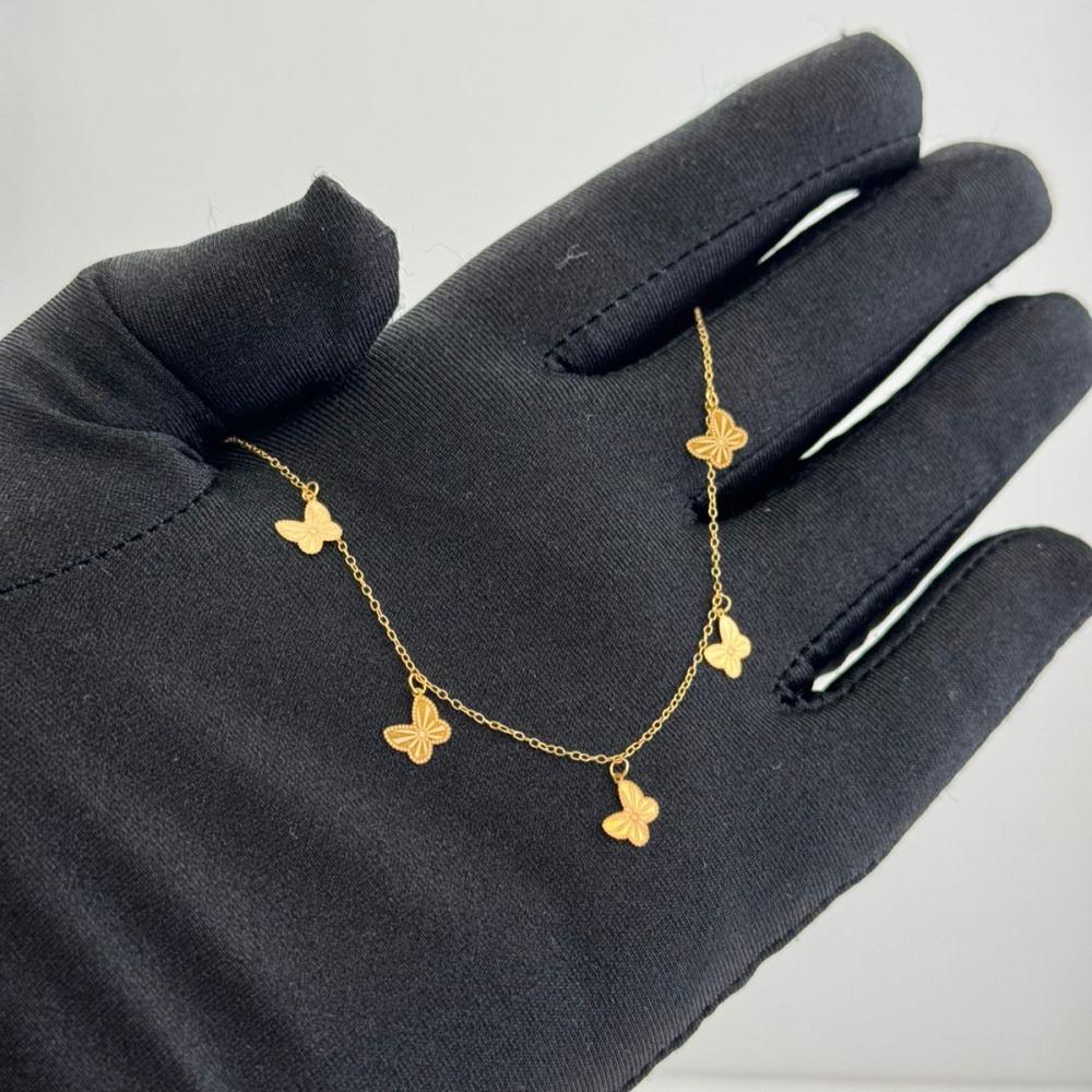 عقد ذهب عيار 21