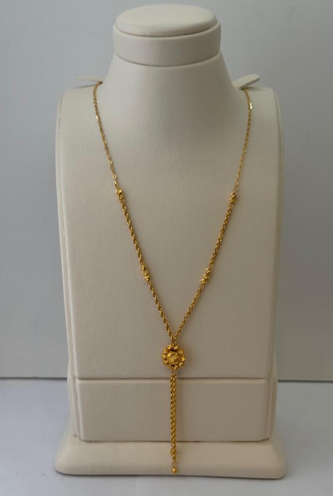 عقد ذهب عيار 21