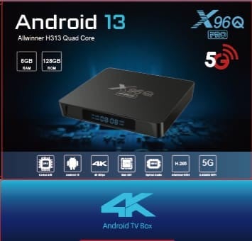 X96Q Pro | 8GB-128GB | Android 13 | 4K Resolution...