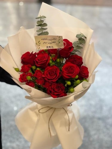 باقة ورد احمر