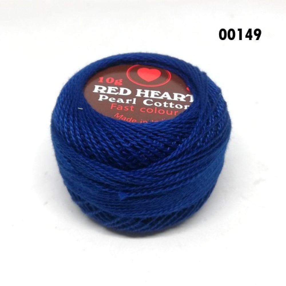 خيط تطريز Red Heart ازرق 10غرام رقم اللون 0149