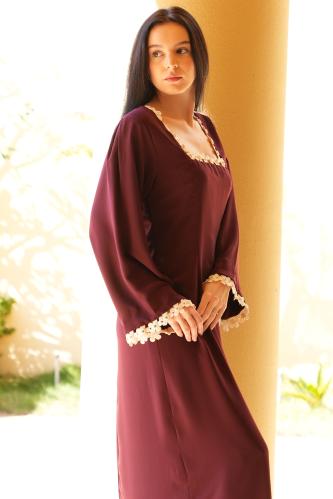 Vintage Maroon Dress