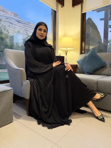 عباية نسائي مع طرحة S702