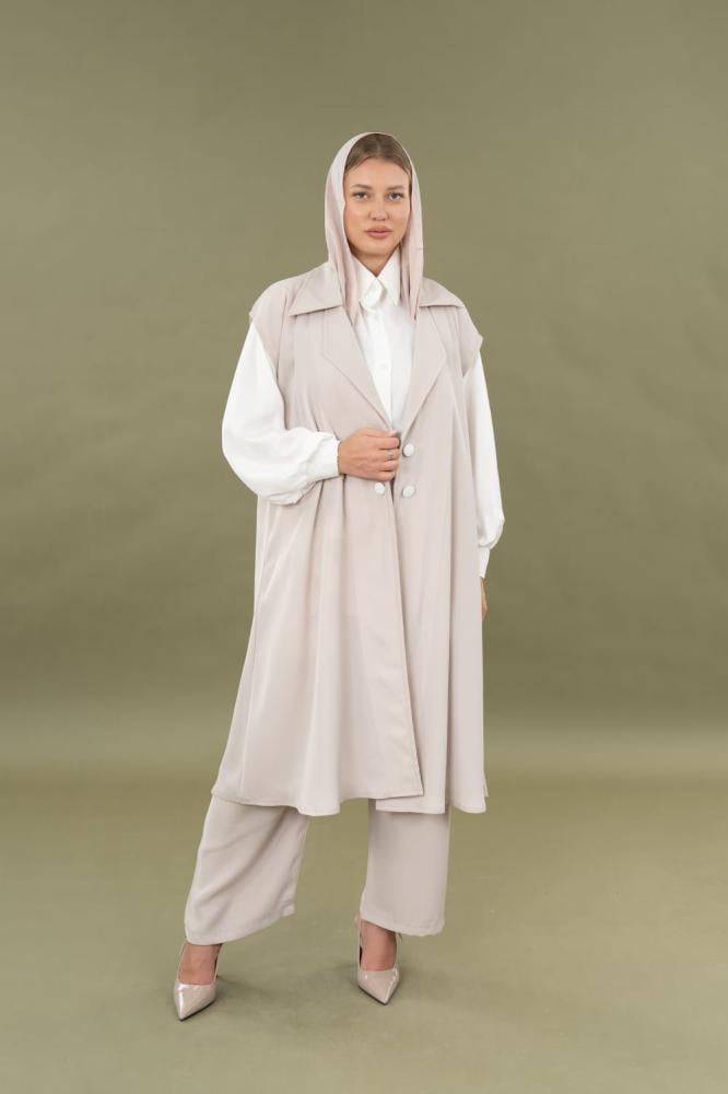 طقم عباية نسائي 4ق S742