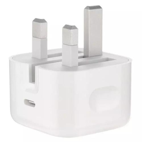 شاحن جداري أبل 20 واط منفذ USB-C - أبيض حاسبات الع...