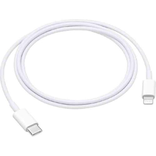 سلك شاحن أبل USB-C إلى لايتنينج 1م - أبيضّ حاسبات...