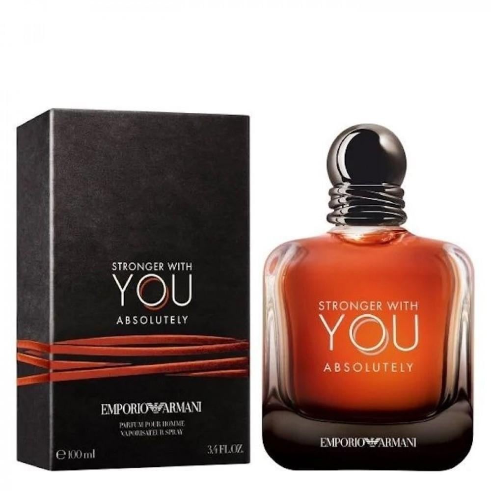 عطر سترونجر ويذ يو ابسلوتلي من ارماني للرجال - او دو بارفيوم 100مل