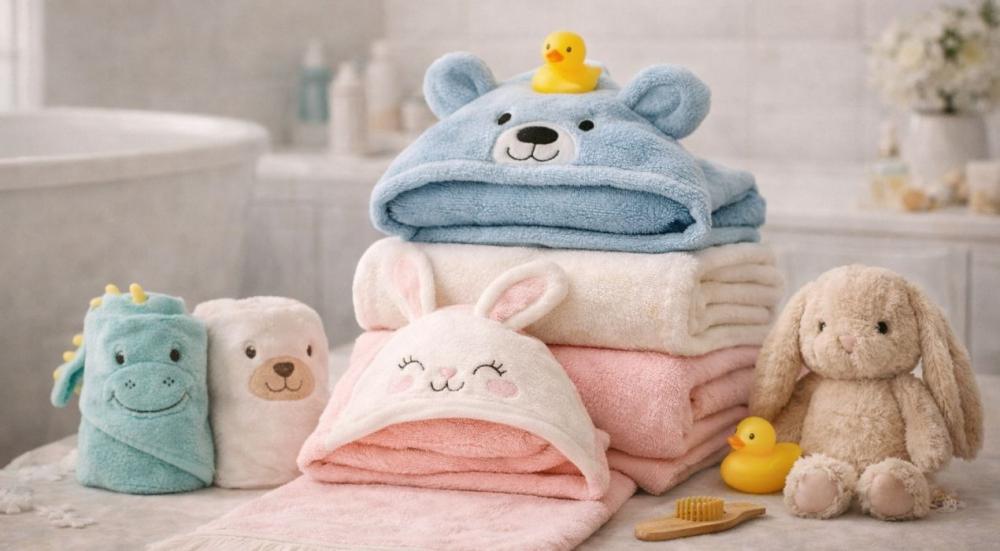 أفضل مناشف الأطفال