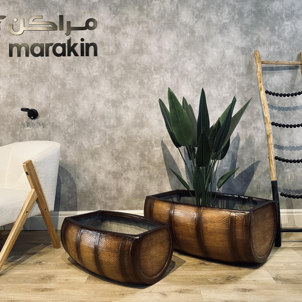 طقم مراكن برميل ريفي 2 قطع