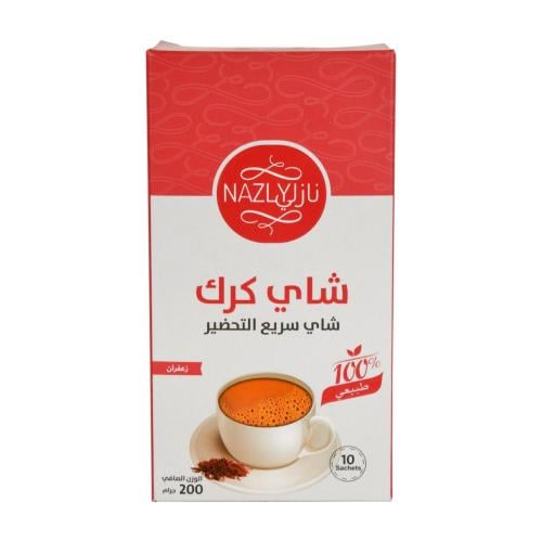شاى كرك بالزعفران 200جم*10ح