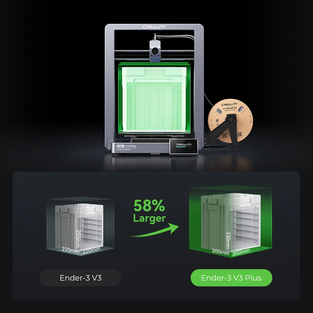 Creality Ender-3 V3 CoreXZ 3D Printer – 600mm/s Speed, Auto Leveling, WiFi, 220x220x250mm