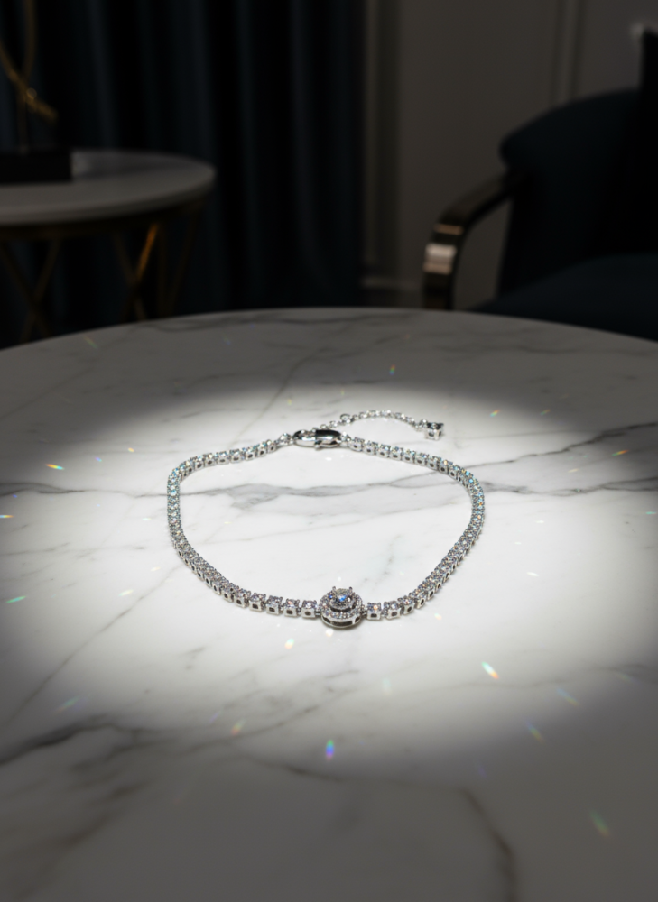 "سوار الإكسسوار المتلألئ – لمسة أنثوية ساحرة لكل يوم"