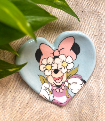 Minnie mouse plate
