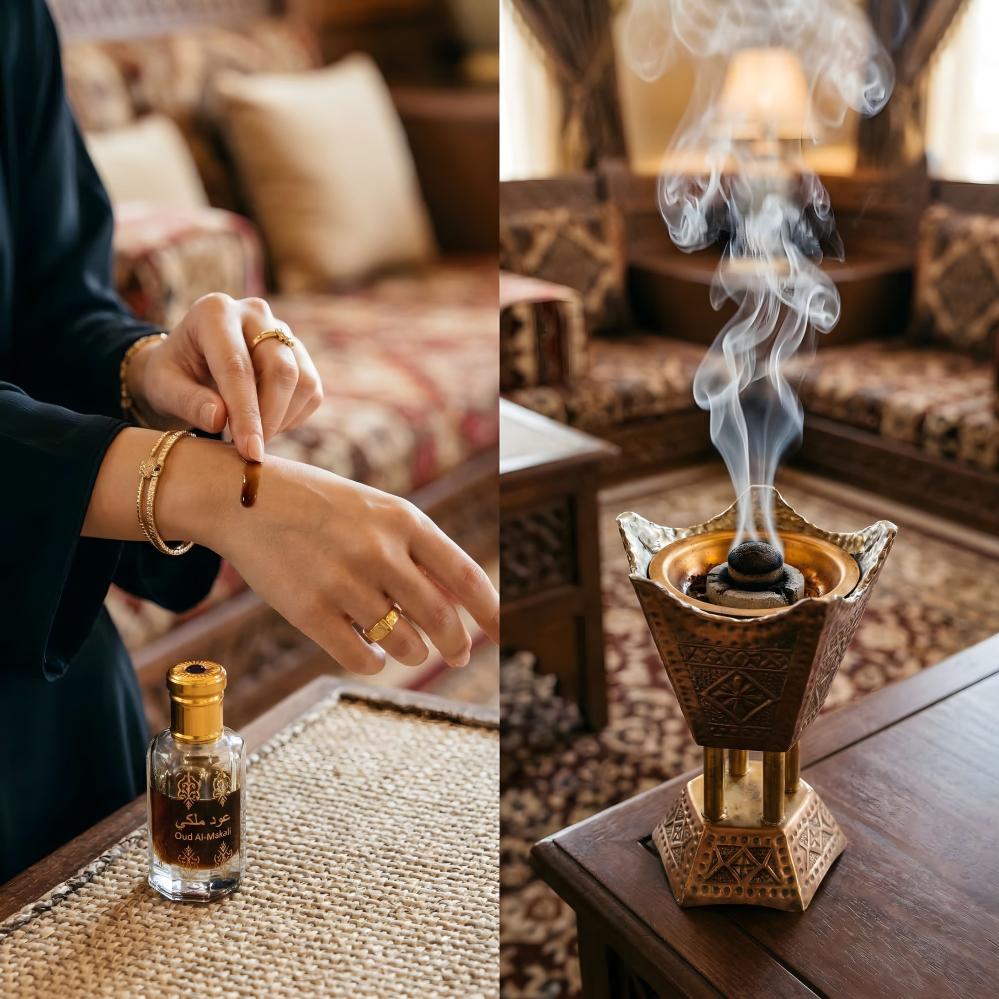 دهن العود أم بخور المعمول؟ دليلك الشامل لاختيار "الطيب" المناسب لكل مناسبة