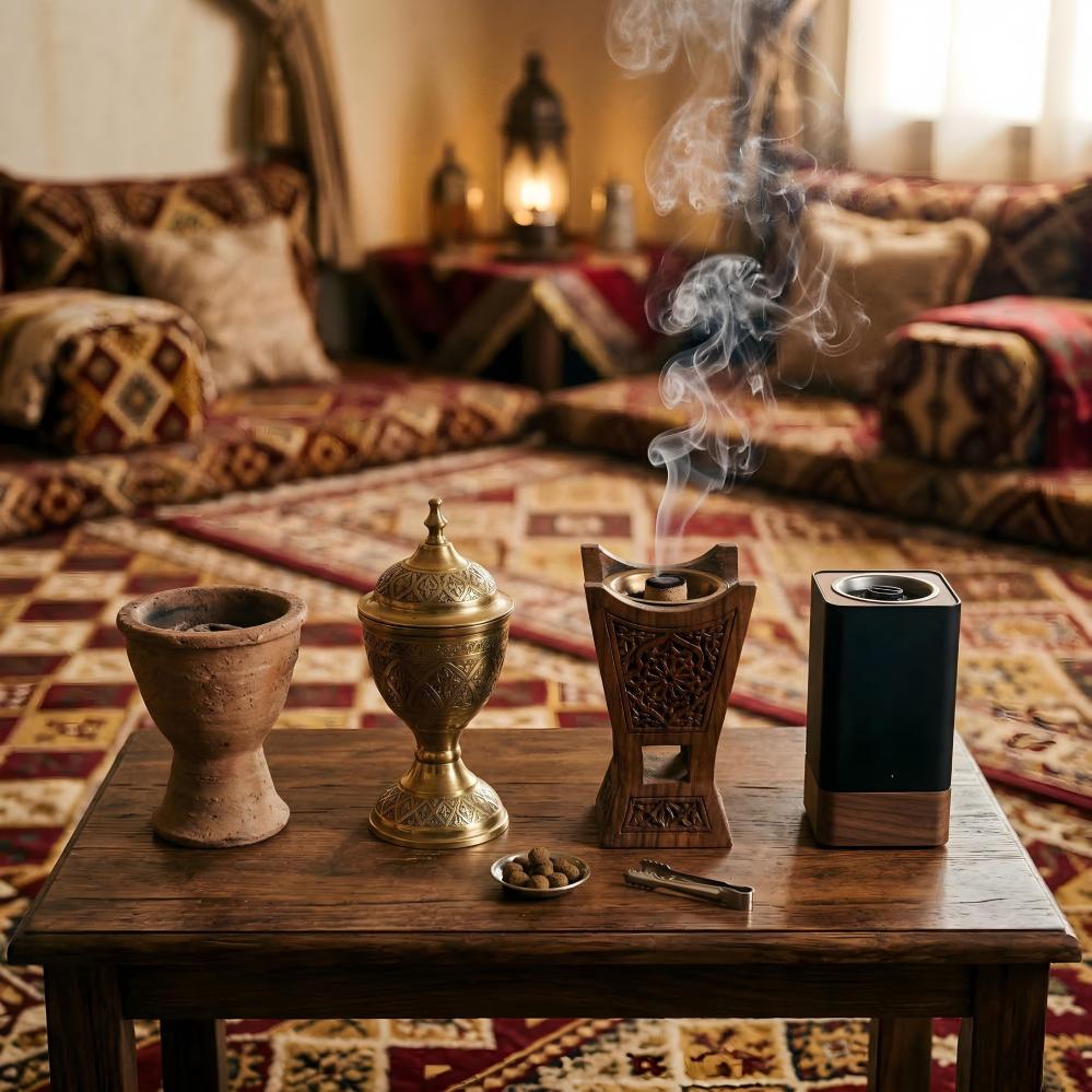 أنواع المباخر وأسرار اختيارها: كيف تختار المبخرة المثالية لنوع بخورك