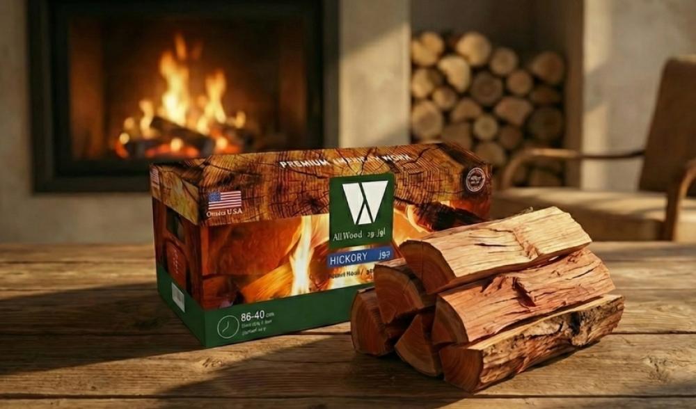 حطب شجرة الجوز الأمريكي | احتراق قوي للتدفئة والشواء – All Wood