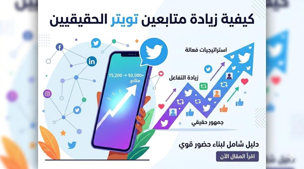 دليل شامل لزيادة متابعين تويتر