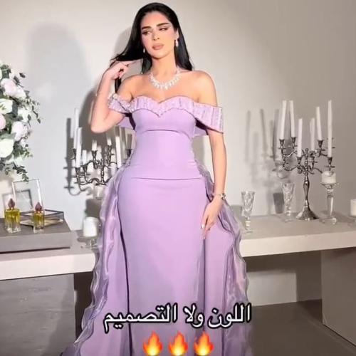فستان خامه باربي جازار ناعم تطريز راقي