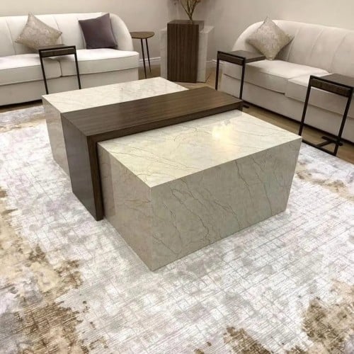 طاولة ضيافه بديل رخام