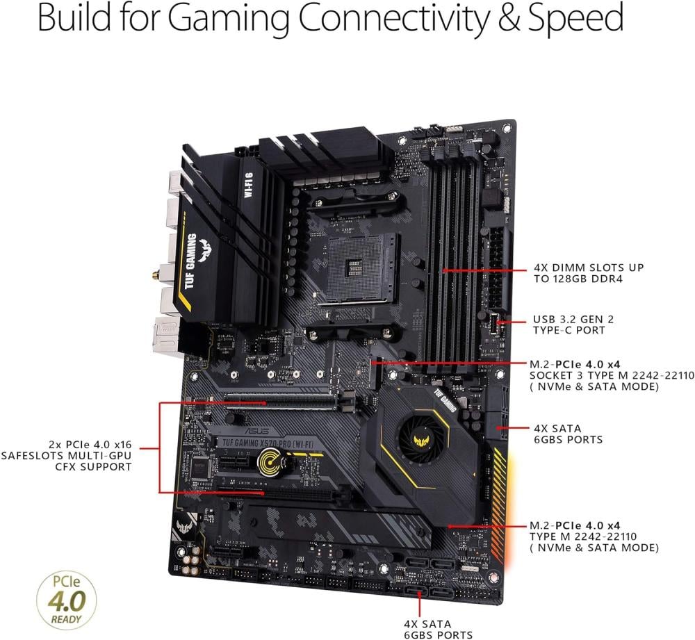 ASUS M/B X570 PRO WiFi TUF-AMD