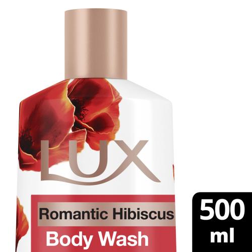لوكس غسول جسم عطري بالكركديه 500مل