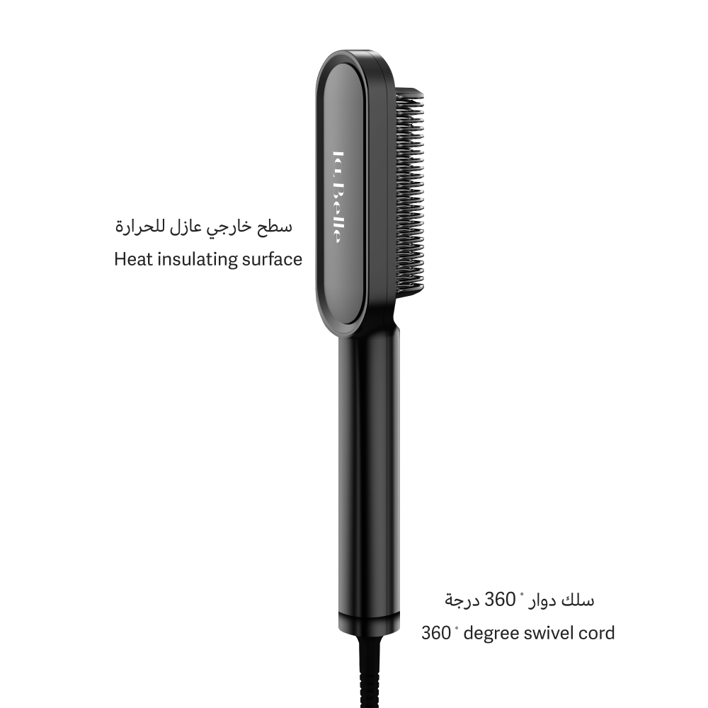 لابيل ستريت فرشاة تصفيف الشعر باللون الأسود