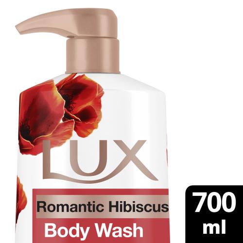 لوكس غسول جسم عطري بالكركديه 700مل