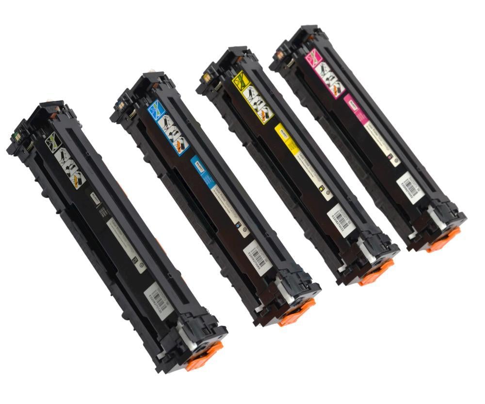 مجموعة خراطيش حبر ماجيستي متعددة الألوان CF210A/CF211A/CF212A/CF213A لطابعات HP Color LaserJet Pro 200