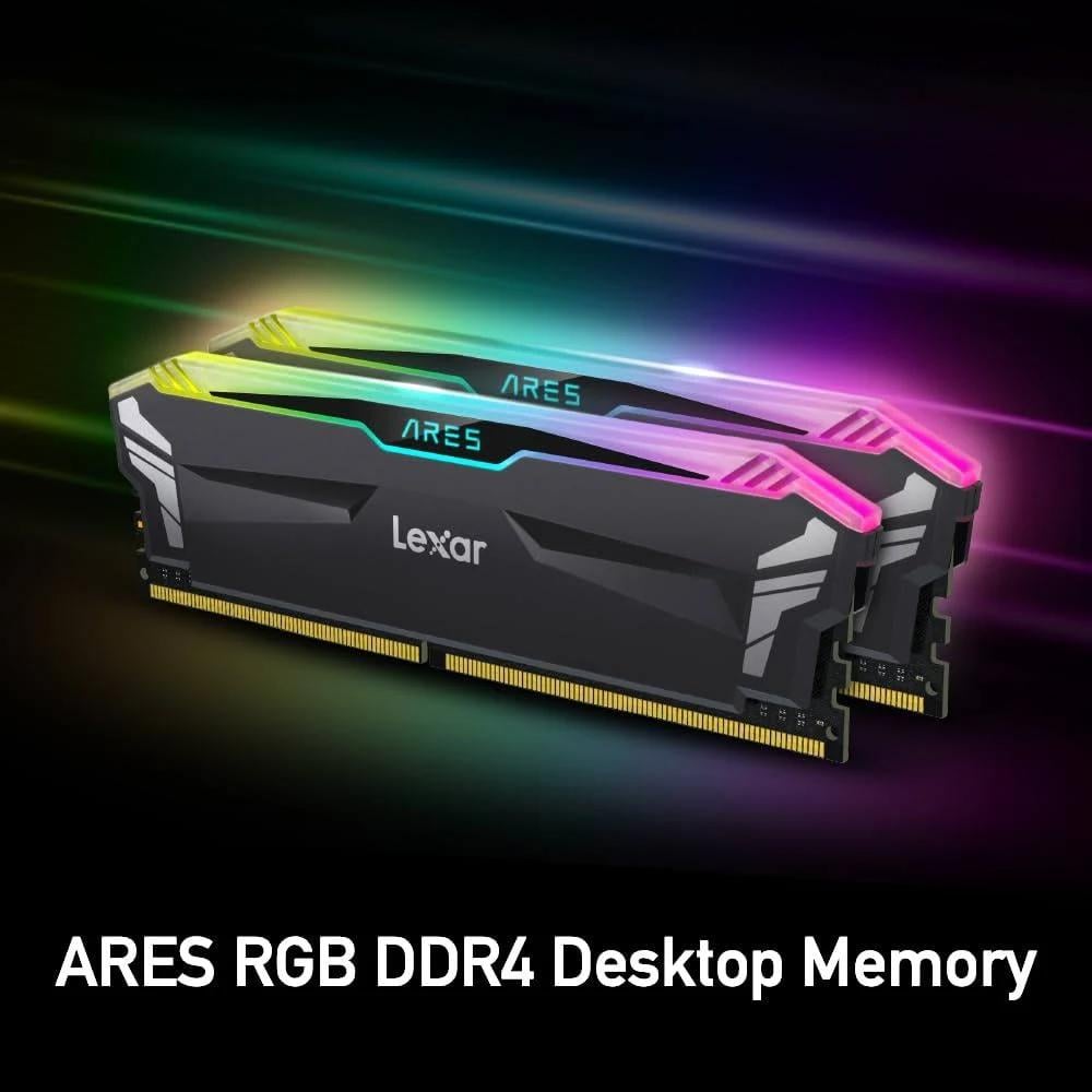 رامات ليكسار- ذاكرة عشوائية  RAM DDR4 RGB من اريس 16GB (8GB×2)