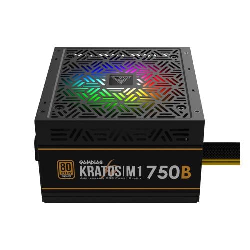 وحدة تزويد الطاقة GAMDIAS KRATOS M1-750B بكفاءة 80...