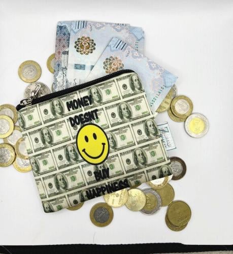 محفظة نقود -Money Doesn't Buy Happiness