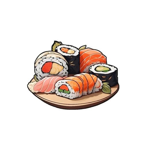 مغناطيس ثلاجة -Sushi