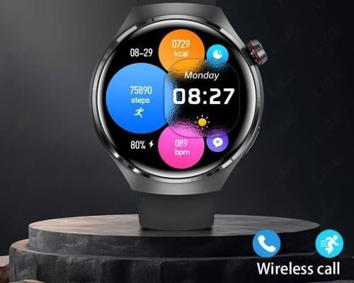 ساعة GT4pro + الذكية مع قراءة مؤشرات الجسد وGPS و...