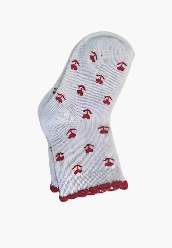 طقم جوارب أطفال (1–3 سنوات) برسومات ملونة  6 قطع