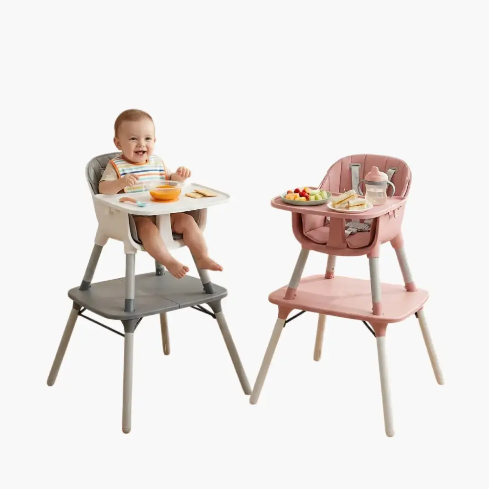 كرسي أطفال للطعام متعدد الاستخدام مع طاولة