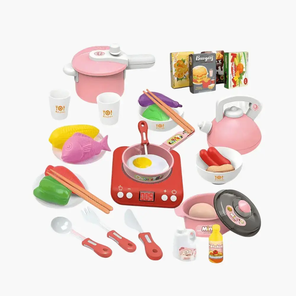 مجموعة ألعاب مطبخ للأطفال - عدة اشكال
