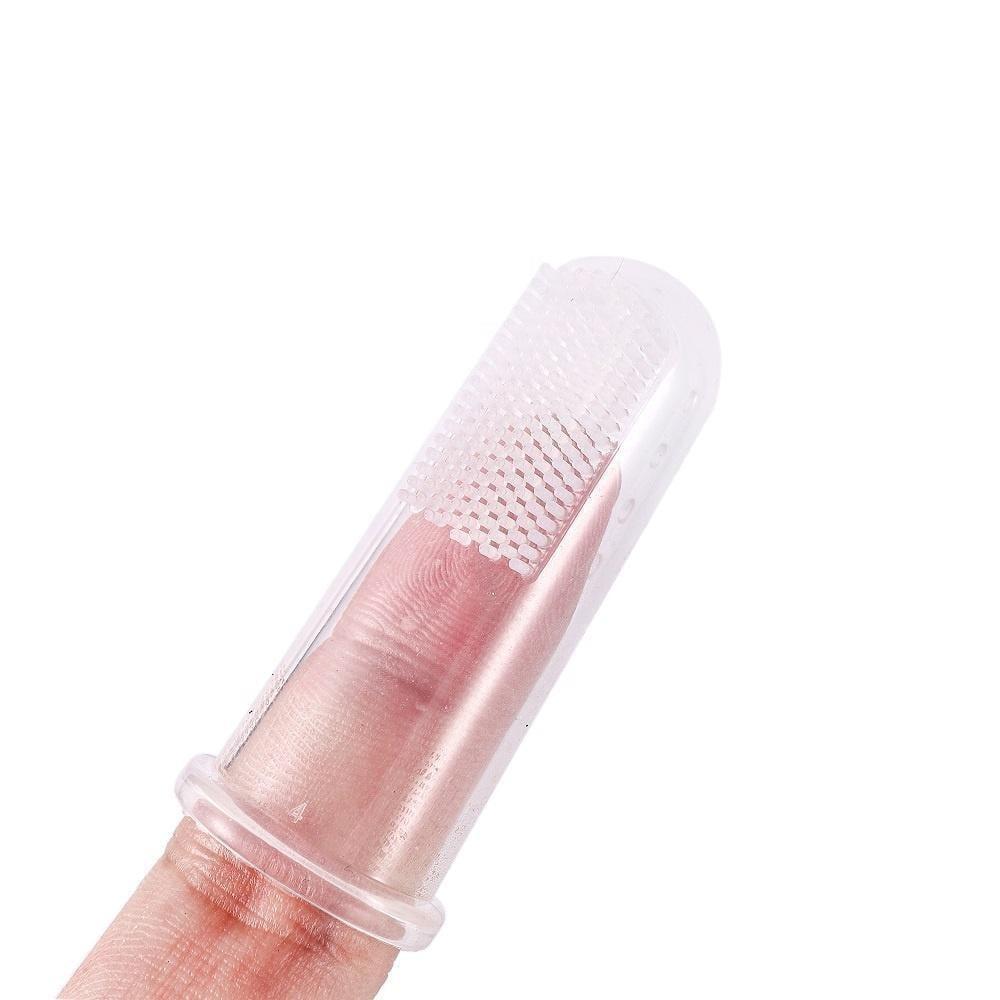 طقم عضاضات سيليكون 4 قطع مع قفاز - عدة الوان