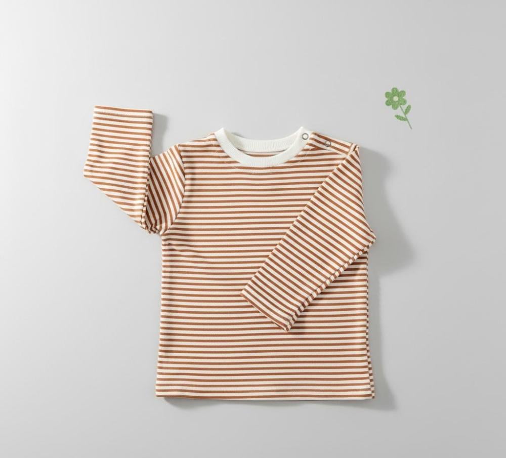 بلوزة أطفال قطنية بأكمام طويلة - عدة الوان