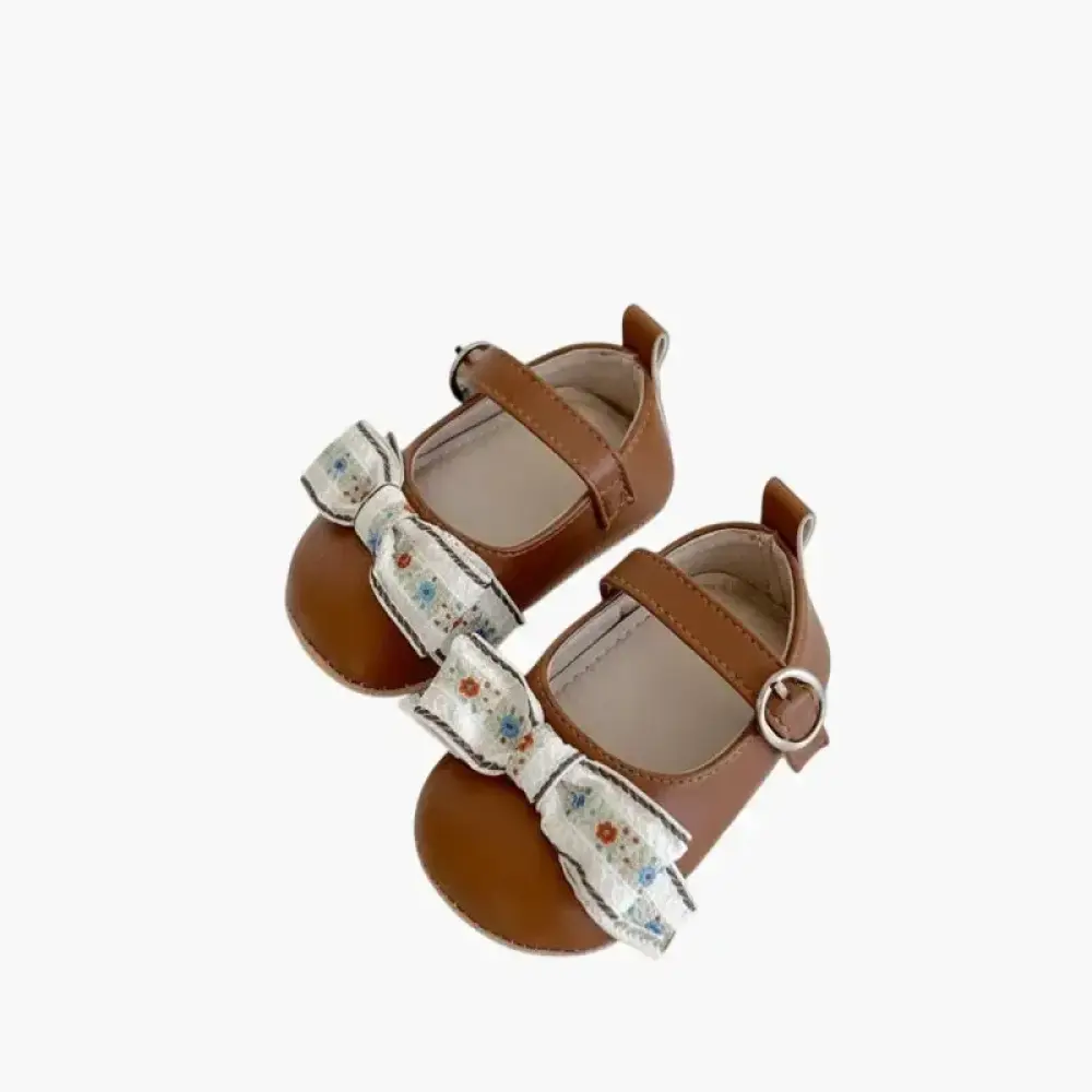 حذاء أطفال بناتي بفيونكة أنيقة | متعدد الالوان